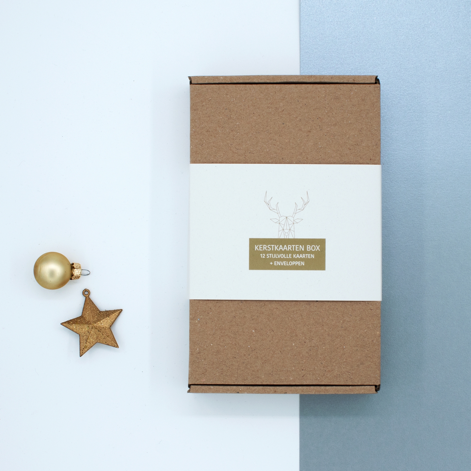 Kerstkaarten Box Trendy 12 stuks + enveloppen Combidee Kerstkaarten Box Trendy 12 stuks + enveloppen Combidee